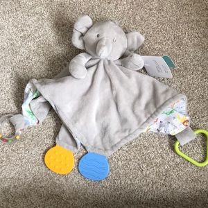 Modern Baby Teether & Rattle Snuggle Blankie NWT